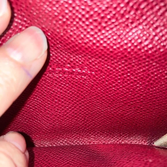 Bulgari Red Textured Leather Accessory - Picture 5 of 10